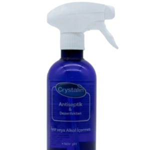 Crystalin Antiseptik Dezenfektan 250 ml – Taşınabilir Hijyen Spreyi