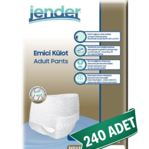 Jender Emici Külot Hasta Bezi XL Beden 240 Adet | XLarge Boy Orta Emicilik