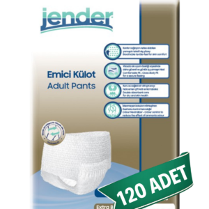 Jender Emici Külot Hasta Bezi XL Beden 120 Adet | XLarge Boy Orta Emicilik