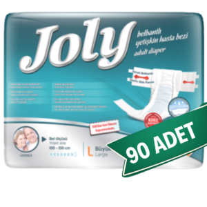 Joly Bel Bantlı Hasta Bezi L Beden 90 Adet | Large Boy Yüksek Emicilik