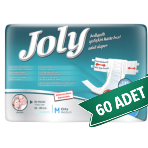 Joly Bel Bantlı Hasta Bezi M Beden 60 Adet | Medium Boy Yüksek Emicilik
