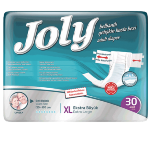 Joly Bel Bantlı Hasta Bezi XL Beden 30 Adet | XLarge Boy Yüksek Emicilik