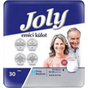 Joly Emici Külot Hasta Bezi M Beden 30 Adet | Medium Boy Yüksek Emicilik