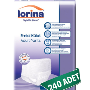 Lorina Emici Külot Hasta Bezi L Beden 240 Adet | Large Boy Orta Emicilik