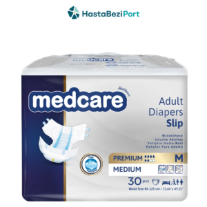 Medcare Premium Bel Bantlı Hasta Bezi 6 Damla Medium (M) 30 Adet