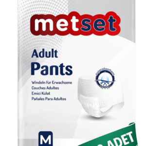 Metset Emici Külot Hasta Bezi M Beden 120 Adet | Medium Boy Orta Emicilik
