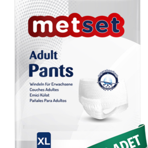 Metset Emici Külot Hasta Bezi XL Beden 60 Adet | XLarge Boy Orta Emicilik