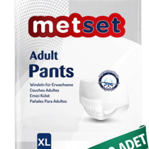 Metset Emici Külot Hasta Bezi XL Beden 240 Adet | XLarge Boy Orta Emicilik