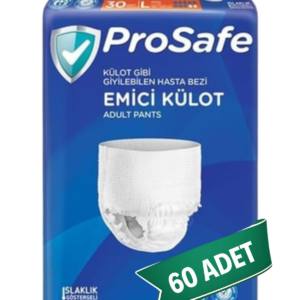 Prosafe Emici Külot Hasta Bezi L 60 Adet | Yüksek Emicilik & Konforlu Kullanım