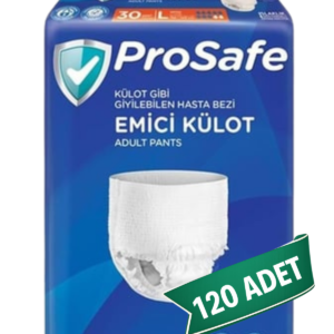 Prosafe Emici Külot Hasta Bezi L 120 Adet | Large Boy Yüksek Emicilik