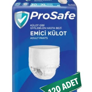 Prosafe Emici Külot Hasta Bezi XL 120 Adet | Yüksek Emicilik & Konforlu Kullanım