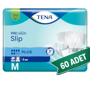 TENA ProSkin Slip Plus Bel Bantlı Hasta Bezi M Beden 60 Adet | Medium Boy Yüksek Emicilik