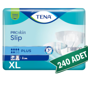 TENA ProSkin Slip Plus Bel Bantlı Hasta Bezi XL Beden 240 Adet | XLarge Boy Yüksek Emicilik