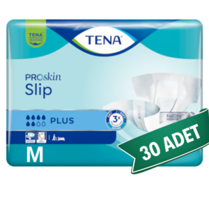 TENA ProSkin Slip Plus Bel Bantlı Hasta Bezi M Beden 30 Adet | Medium Boy Yüksek Emicilik