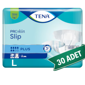 TENA ProSkin Slip Plus Bel Bantlı Hasta Bezi L Beden 30 Adet | Large Boy Yüksek Emicilik